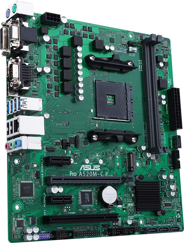 Фото - Материнская плата Asus PRO A520M-C II/CSM DDR4