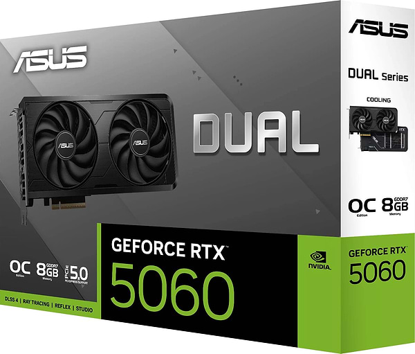 Фото - Видеокарта Asus DUAL-RTX5060-O8G-EVO