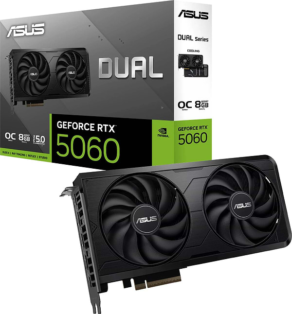 Фото - Видеокарта Asus DUAL-RTX5060-O8G-EVO