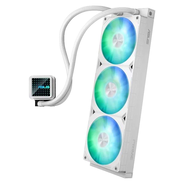 Фото - Водяна система охолодження Asus Prime LC 360 ARGB White (90RC0102-B0EAY0)