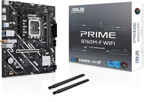 Фото - Материнська плата Asus PRIME B760M-F WIFI
