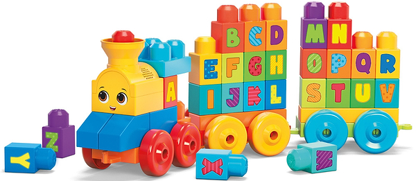 Фото - Пластиковый конструктор для малышей Mega Bloks Музыкальный паровозик (FWK22)