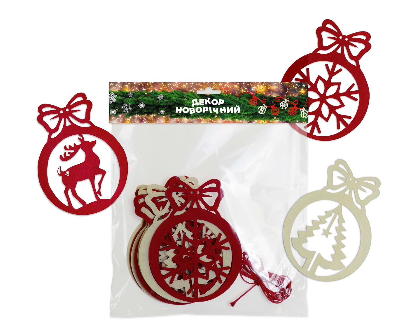 Декор New Year WP Merchandise Гірлянда (FWPNYGARLAND22RM1)