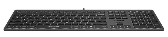 Фото - Клавіатура дротова A4tech FX60 USB Grey White backlit