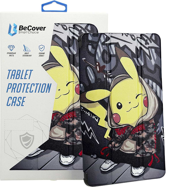 Фото - Чохол для планшета BeCover Smart Case for Samsung Galaxy Tab S10 FE (SM-X520/SM-X526) 10.9" Pikachu (714561)