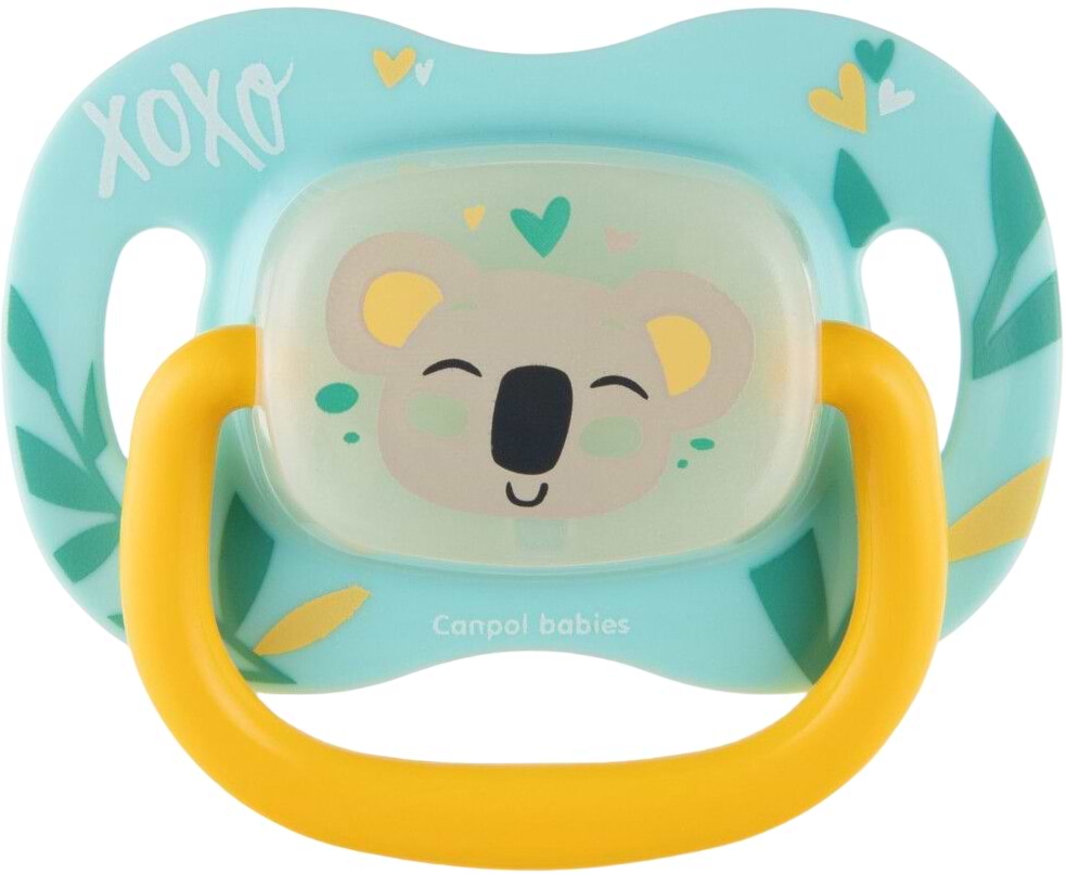 Кругла пустушка Canpol babies 18+ м-ців EXOTIC ANIMALS коала (34/935_koala)