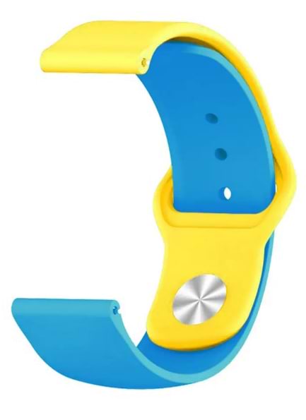 Фото - Ремінець для смарт-годинника BeCover набір Ukrainian Freedom for Amazfit Stratos (22mm) 1/2/2S/3/GTR 2/GTR 47mm/GTR Lite 47mm/Nexo/Pace/GTR 3 Pro/GTR 4 Yellow-Blue (707827)