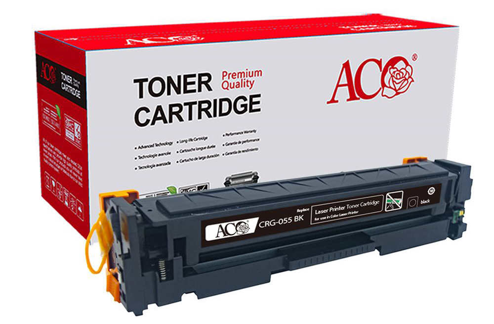 Картридж для лазерных принтеров/МФУ ACO аналог Canon 055H Black max для Canon i-sensys MF742Cdw (3020C002) (ACO-CRG-055HBKNC)