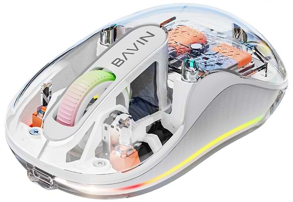 Фото - Мышь беспроводная Bavin G-K-992 RGB Wireless White
