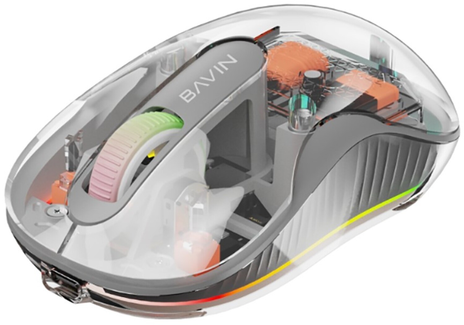 Миша бездротова Bavin G-K-992 RGB Wireless Gray - Фото 1