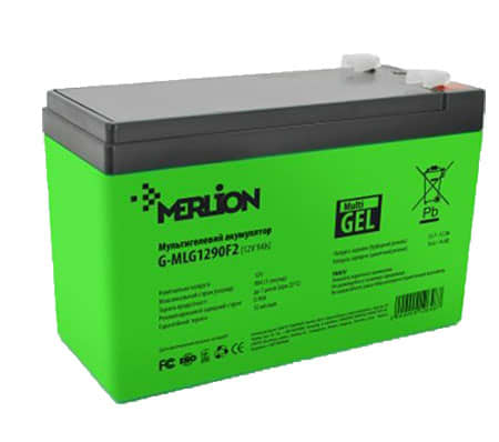 Аккумулятор для ИБП Merlion 12V 9AH Green (G-MLG1290F2)