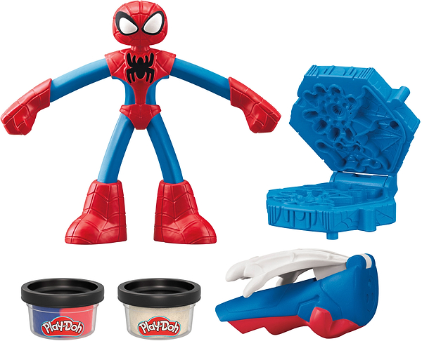 Фото - Наборы для лепки Hasbro Play-Doh ''Герои Marvel'' SPIDERMAN THWIP SQUISHER (F9829_G0058)