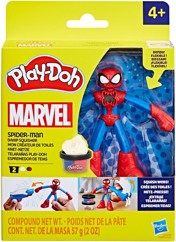 Фото - Наборы для лепки Hasbro Play-Doh ''Герои Marvel'' SPIDERMAN THWIP SQUISHER (F9829_G0058) Фото - Наборы для лепки Hasbro Play-Doh ''Герои Marvel'' SPIDERMAN THWIP SQUISHER (F9829_G0058)