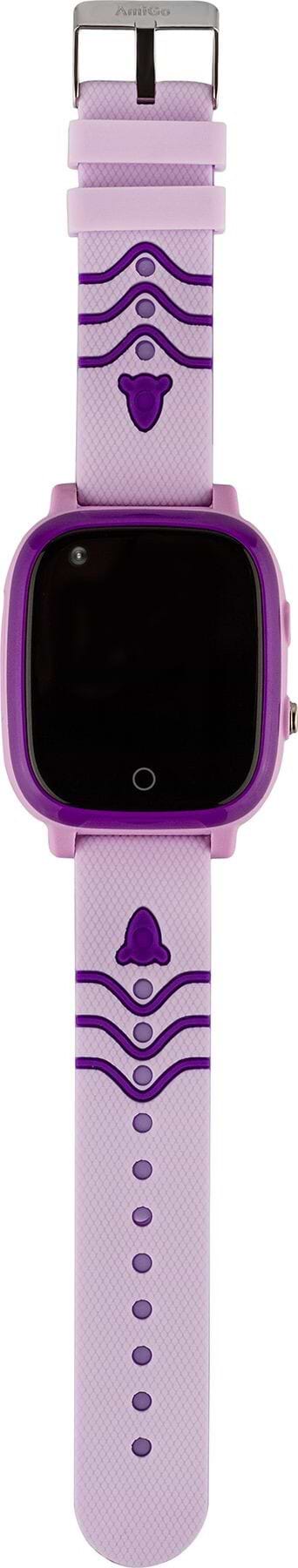 Фото - Уцінка - Дитячий годинник AmiGo GO005 4G WIFI Thermometer Purple