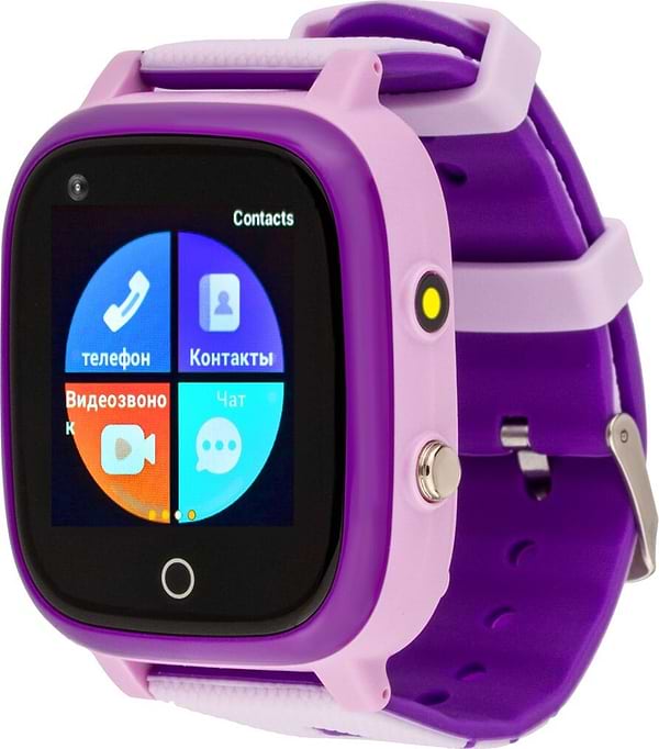 Фото - Уцінка - Дитячий годинник AmiGo GO005 4G WIFI Thermometer Purple