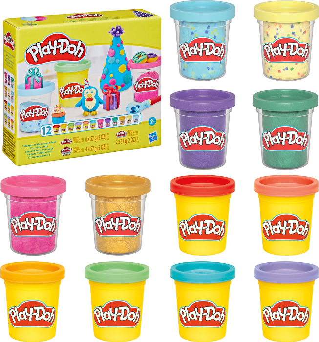 Матеріали Hasbro Play Doh 12 баночок з масою для ліплення (G0149)