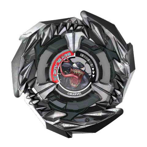 Фото - Набор волчков Hasbro Марвел и пусковое устройство серии "БейБлейд Х" (G0278_G0288)