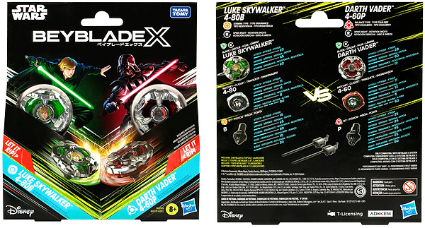 Фото - Набор волчков Hasbro из двух волчков Звездных Войн и пускового устройства серии "БейБлейд Х" (G0279_G0290)