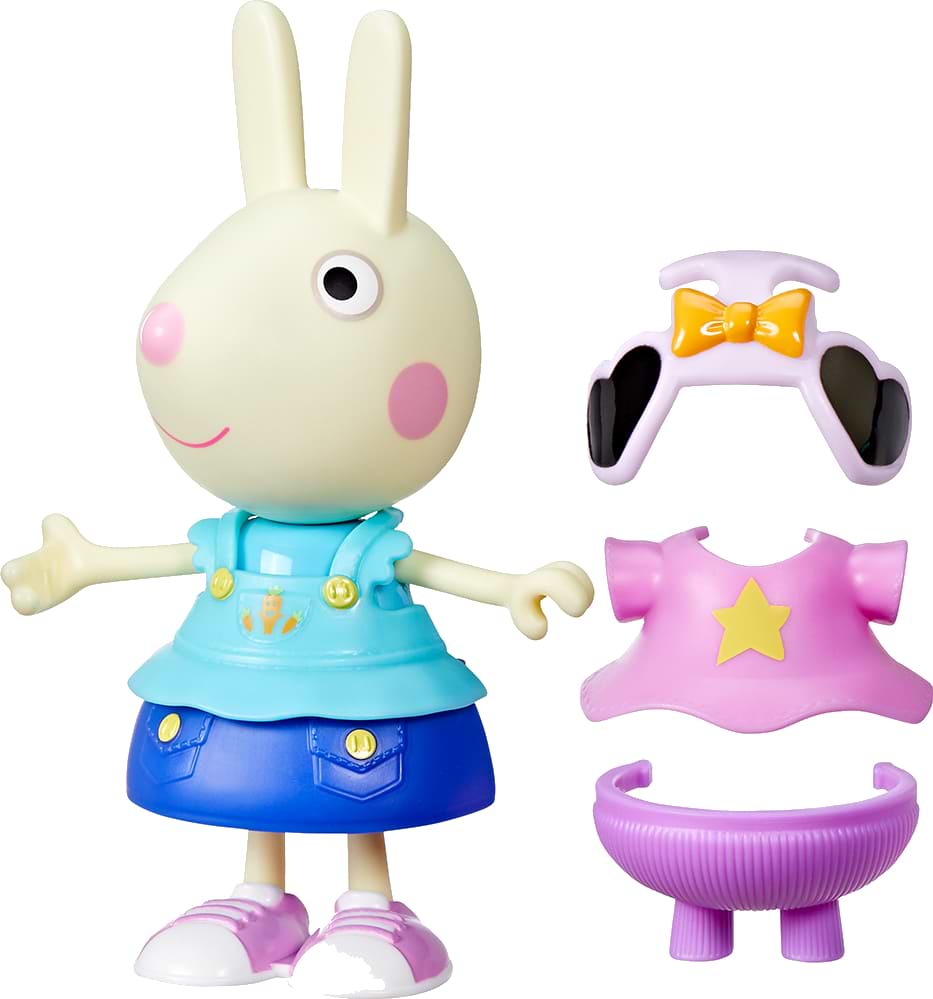 Коллекционные фигурки набор Peppa Pig FIGURINES серии Модное приключение - ОДЕНЬ РЕБЕККУ (G0329) - Фото 1