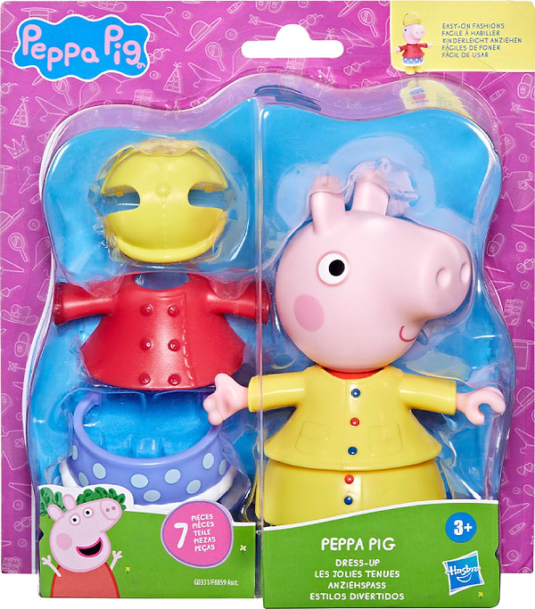 Фото - Колекційні фігурки набір Peppa Pig FIGURINES серії Модна пригода - ОДЯГНИ ПЕППУ (G0331)