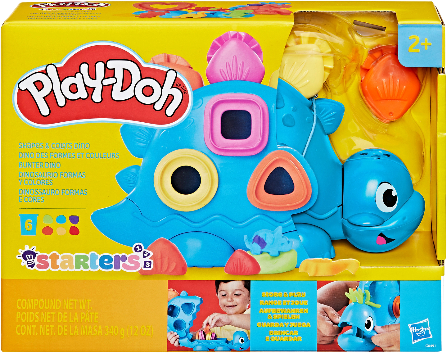 Наборы для лепки Hasbro Play-Doh Динозавр (G0491)