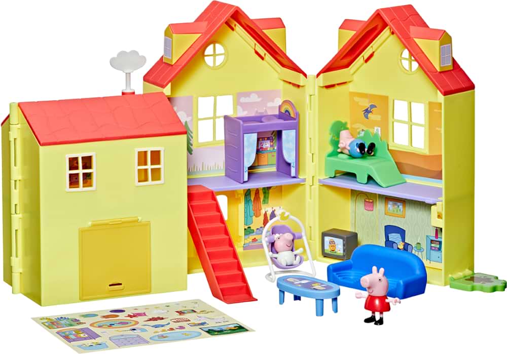 Набір ігрових фігурок Hasbro Peppa FIGURINES – ВЕЛИКИЙ СІМЕЙНИЙ ДІМ ПЕПИ (G0508)