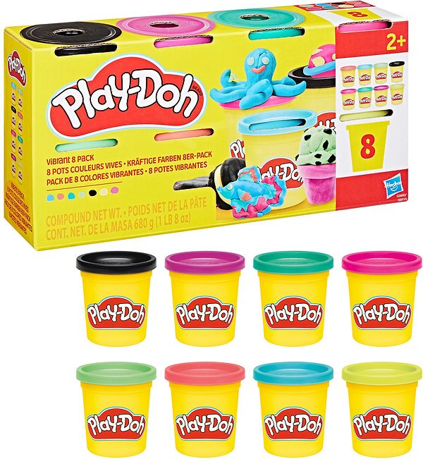 Фото - Расходники Hasbro Play-Doh 8 баночек (G0513_G0692)