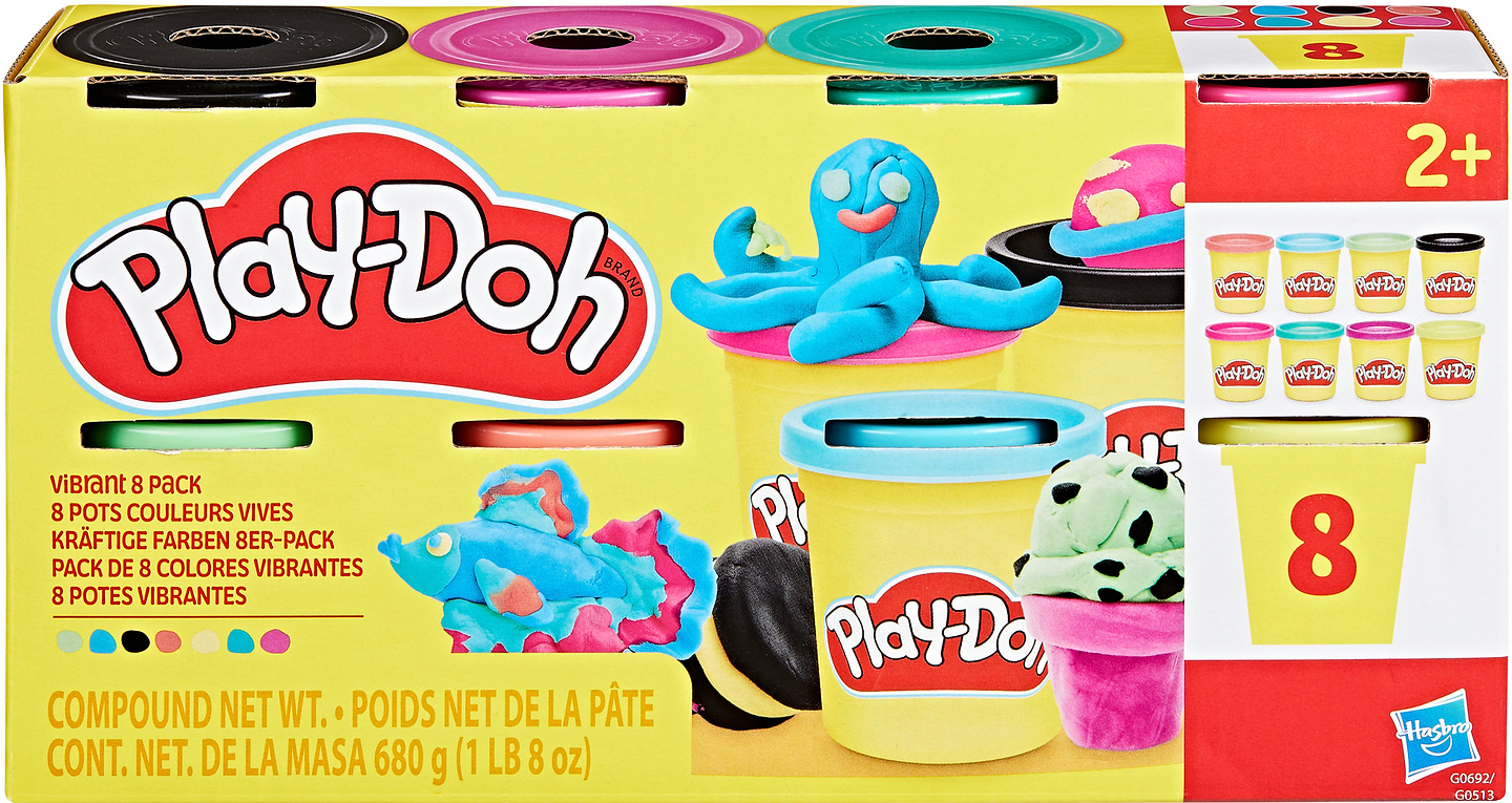 Расходники Hasbro Play-Doh 8 баночек (G0513_G0692)
