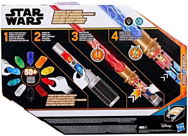 Фото - Меч Hasbro SW световой с кристаллом силы (G0727)