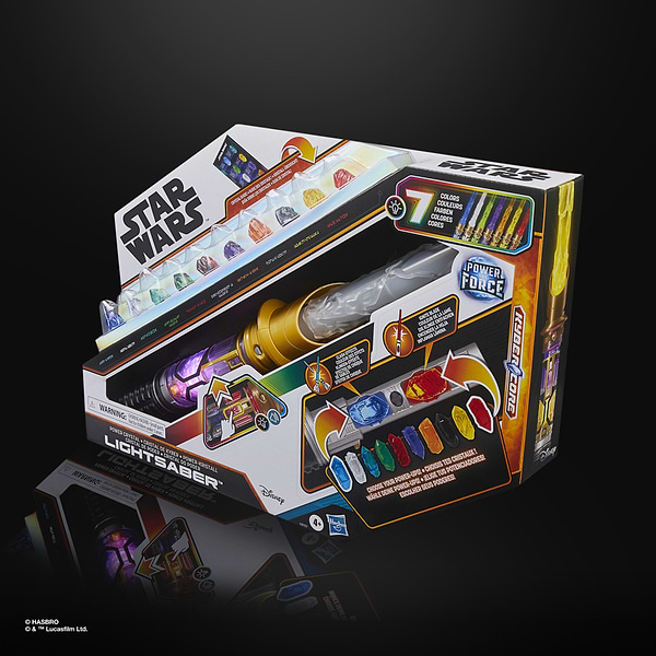 Фото - Меч Hasbro SW световой с кристаллом силы (G0727)