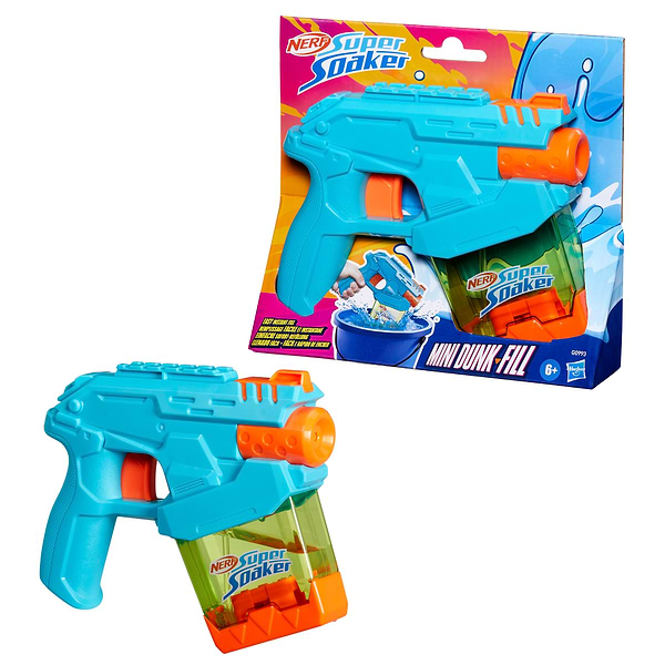 Фото - Водяний бластер
 Hasbro NERF "Міні Данк Філ" серії "Нерф Супер Сокер" (G0993)