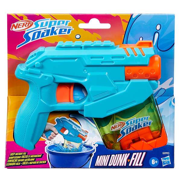 Фото - Водяний бластер
 Hasbro NERF "Міні Данк Філ" серії "Нерф Супер Сокер" (G0993)