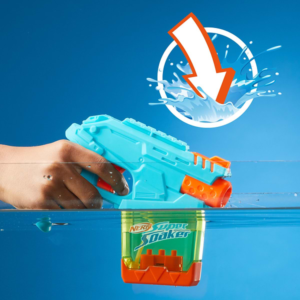 Фото - Водяний бластер
 Hasbro NERF "Міні Данк Філ" серії "Нерф Супер Сокер" (G0993)