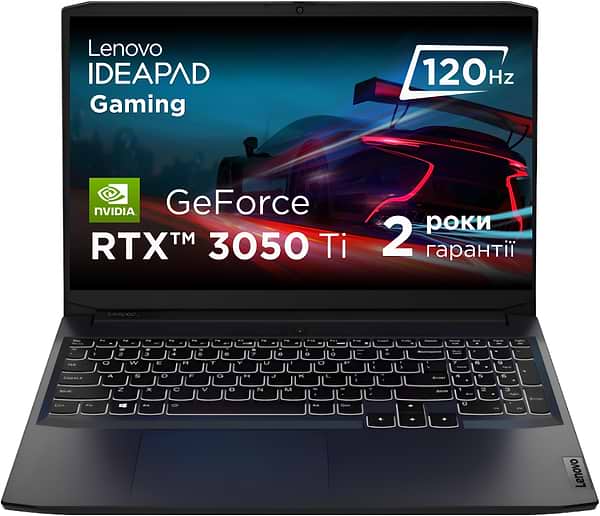 Фото - Ноутбук игровой Lenovo IdeaPad Gaming 3 15IHU6 (82K101G7RA) Shadow Black