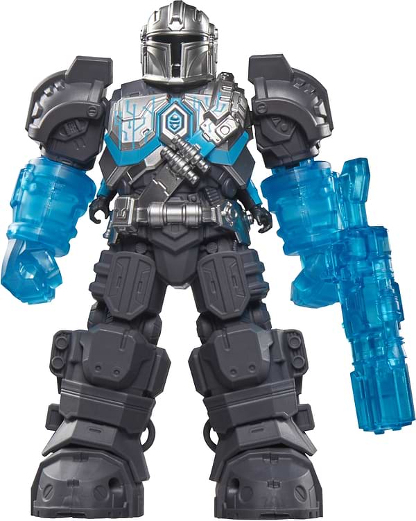 Фото - Колекційна фігурка набір Hasbro Механічні костюми серії Зоряні війни SW EPIC MANDO MECH FORCE SUIT (G0776_G1157)