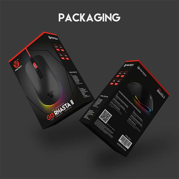 Фото - Мышь проводная игровая Fantech G13 Rhasta II USB Black (16645)