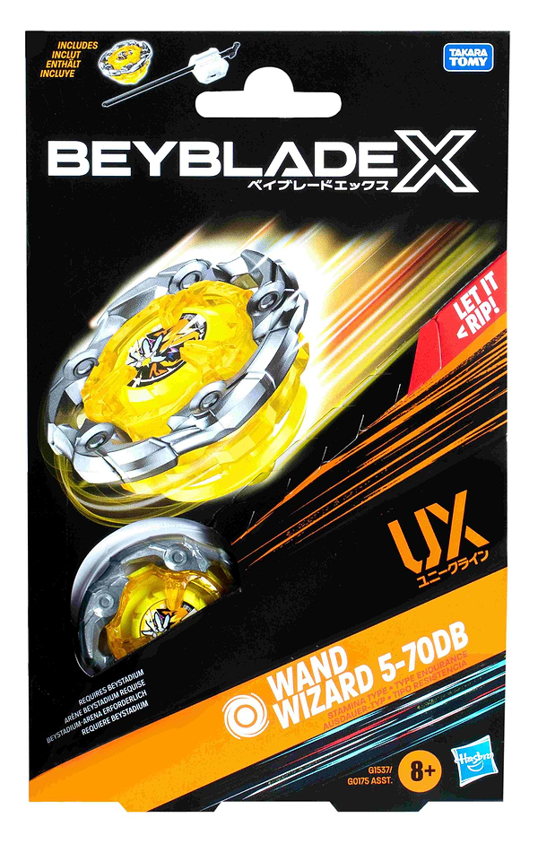 Фото - Волчок Hasbro ELMHURST с пусковым устройством серии "Beyblade X" (G0175_G1537)