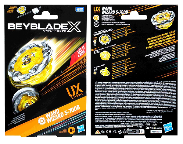 Фото - Волчок Hasbro ELMHURST с пусковым устройством серии "Beyblade X" (G0175_G1537)