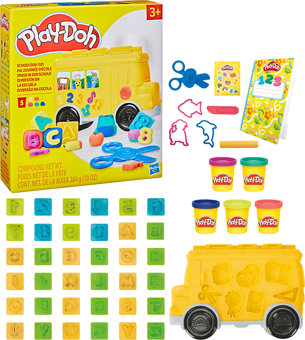 Фото - Набори для ліплення Hasbro Play Doh Веселий шкільний день (G1641)