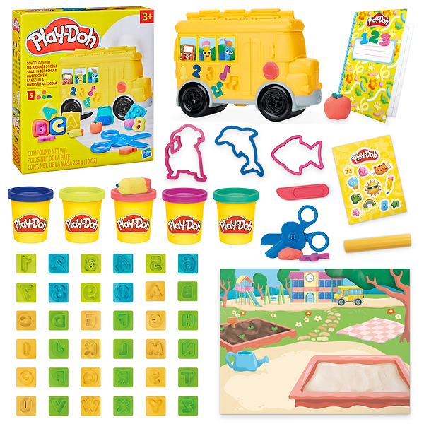 Фото - Набори для ліплення Hasbro Play Doh Веселий шкільний день (G1641)