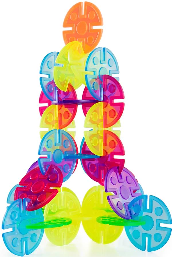 Фото - Пластиковий конструктор Guidecraft Interlox Discs Диски, 96 деталей (G16834)