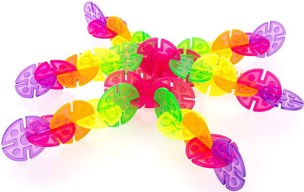 Фото - Пластиковий конструктор Guidecraft Interlox Discs Диски, 96 деталей (G16834)