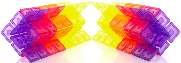 Фото - Пластиковий конструктор Guidecraft Interlox Squares Квадрати, 96 деталей (G16835)