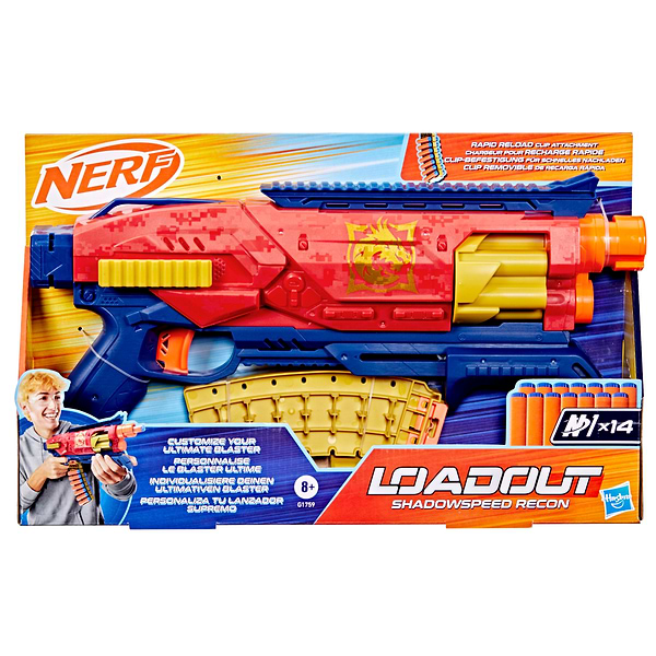 Фото - Бластер многозарядный Hasbro Nerf Loadout Shadowspeed Recon (G1759)