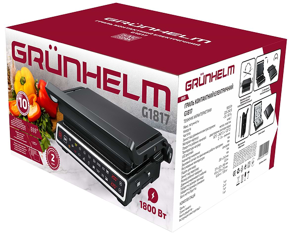 Фото - Гриль-барбекю електричний Grunhelm G1817