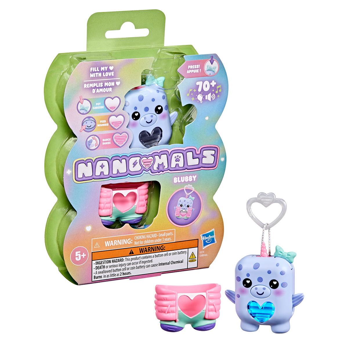 Интерактивная игрушка Nanomals S1 – СИНИЙ НАРВАЛ (G2214)