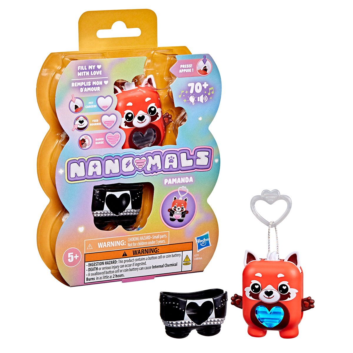 Интерактивная игрушка Nanomals S1 – КРАСНАЯ ПАНДА (G2215)