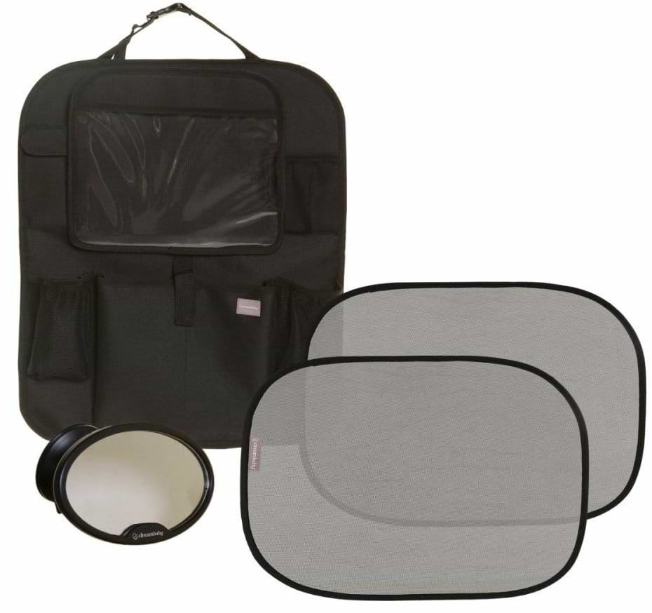 Зеркало для контроля за ребенком DreamBaby G2287BB + шторка и органайзер