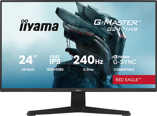 Фото - Монітор ігровий IIYAMA G2471HS-B1 Фото - Монітор ігровий IIYAMA G2471HS-B1