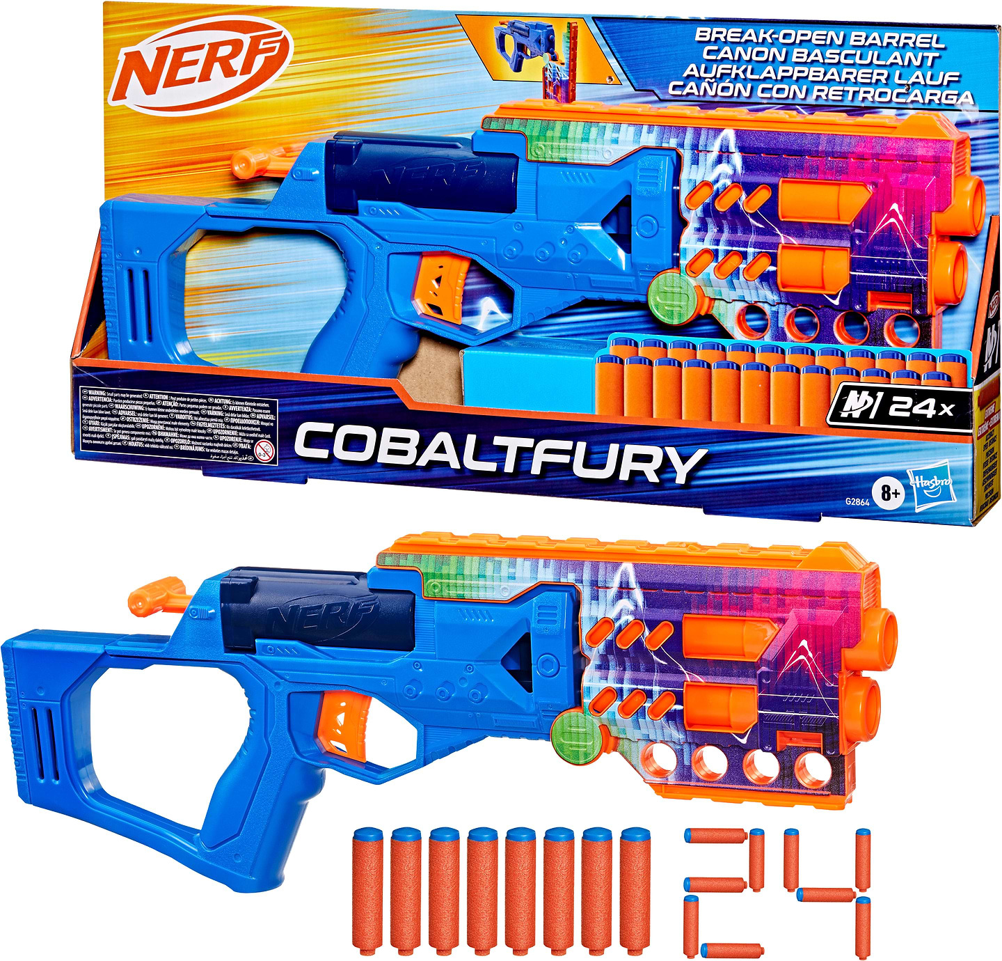 Бластер багатозарядний Hasbro Nerf N Series Cobaltfury (G2864)